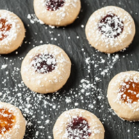 Gng. Claus Mga Paboritong Recipe - Jam Thumbprint Cookies – Chew Out Loud