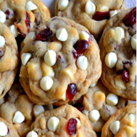 Cranberry White Chocolate Chip Cookies - Ang Domestic Rebel